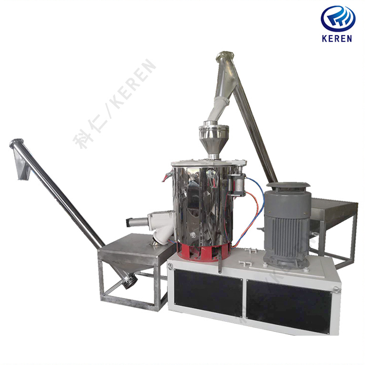 高速混合机常用的几种上料下料方法推荐(图1) 高速混合机出料方式